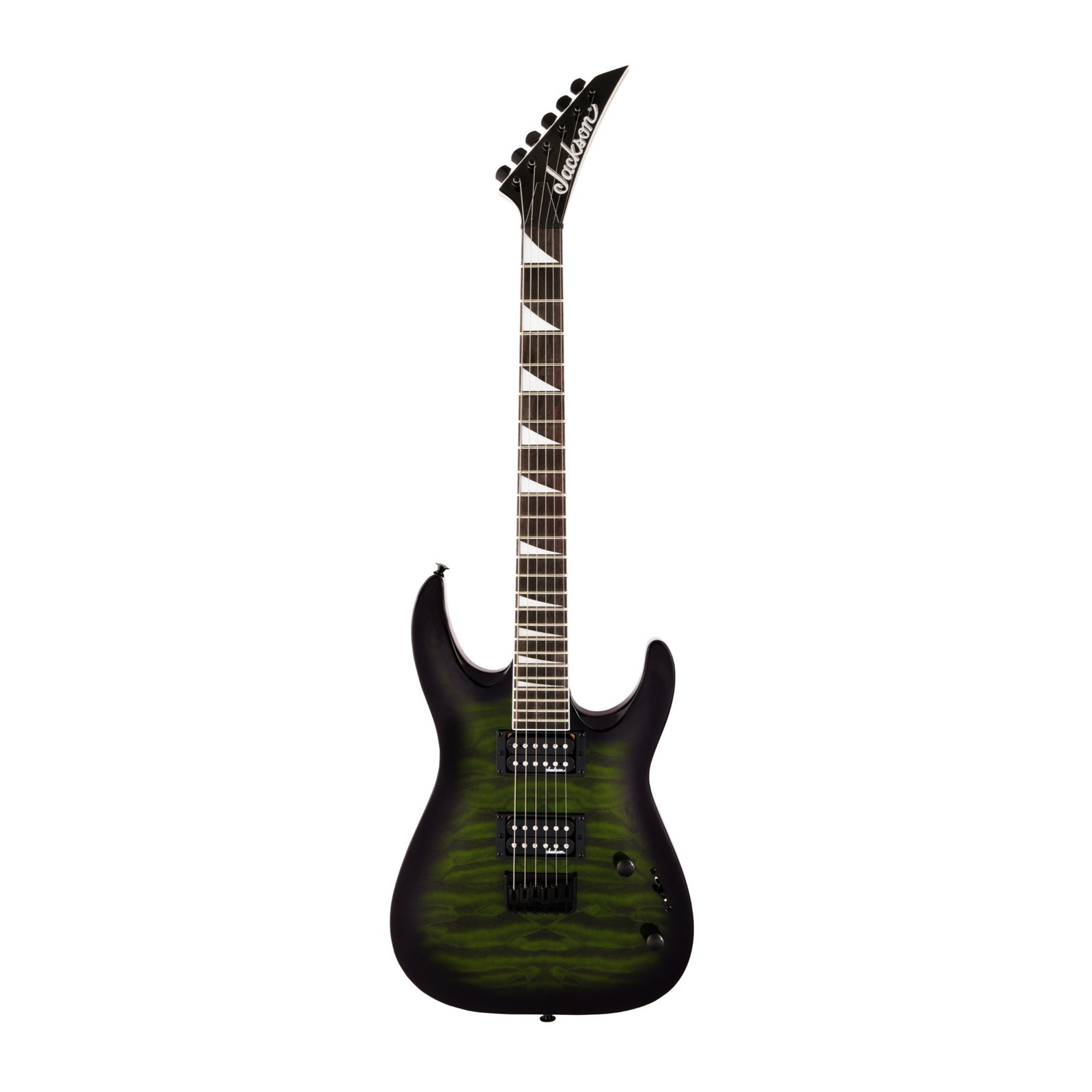 Jackson JS Series Dinky Arch Top JS32Q DKA HT Guitar Transparent Green Burst
