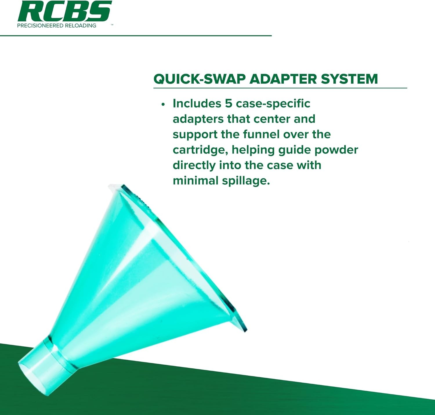 RCBS Quick Change Powder Funnel Kit, Universal One Size, Multi