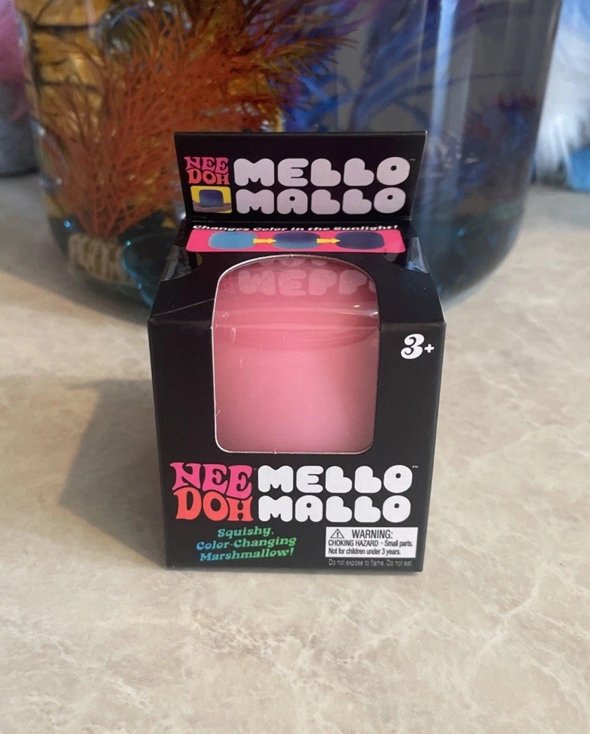 Brand New Schylling NeeDoh Mello Mallo Pink