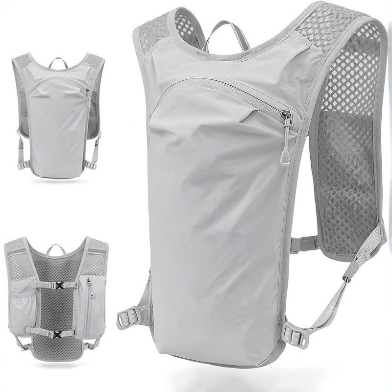 Running Hydration Vest Backpack Lightweight Breathable Cycling Hiking Marathon