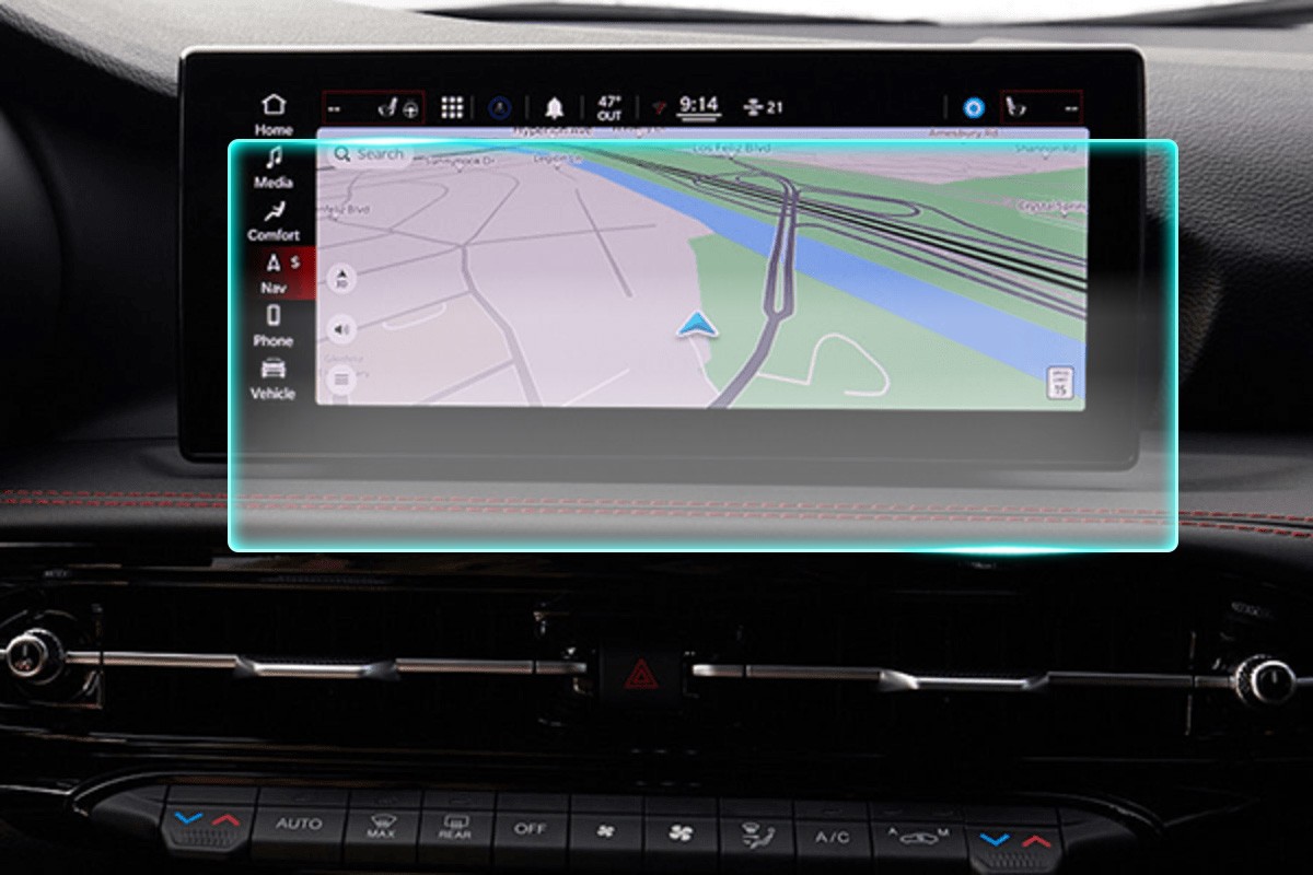 Crystal Clear Screen Protector for 2024 Dodge Hornet 12.3in Vehicle Navigation