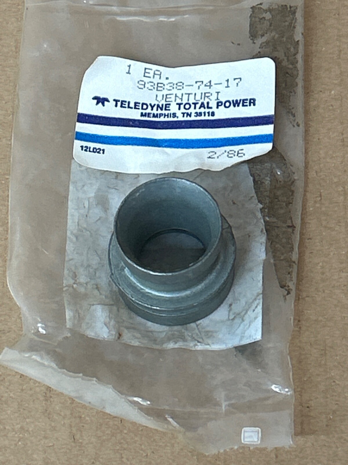 NEW  WISCONSIN B38-74-19 VENTURI 93B38-74-17 CLOSED Dealer !! Last one