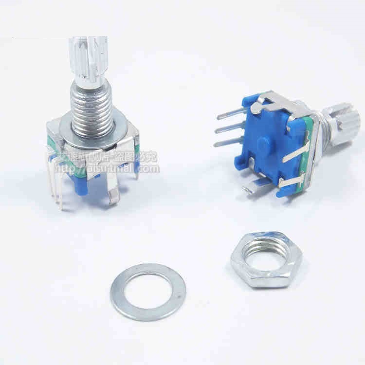 10PCS Rotary encoder with switch EC11 Audio digital potentiometer 15MM handle S