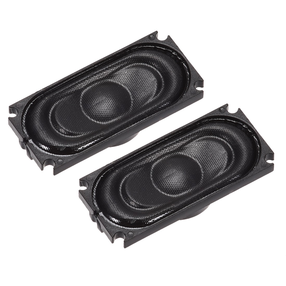 1W 8 Ohm DIY Magnetic Speaker 16x36mm Square Replace Loudspeaker for Laptop 2pcs