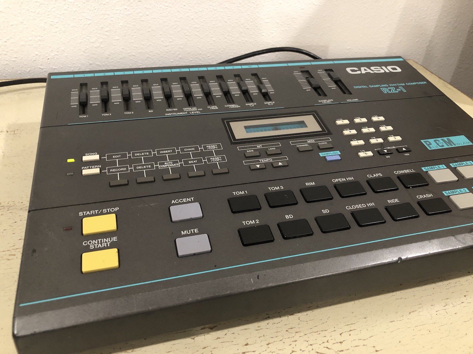 Casio RZ-1 8-Bit Digital Sampling Rhythm Composer | Read Desc