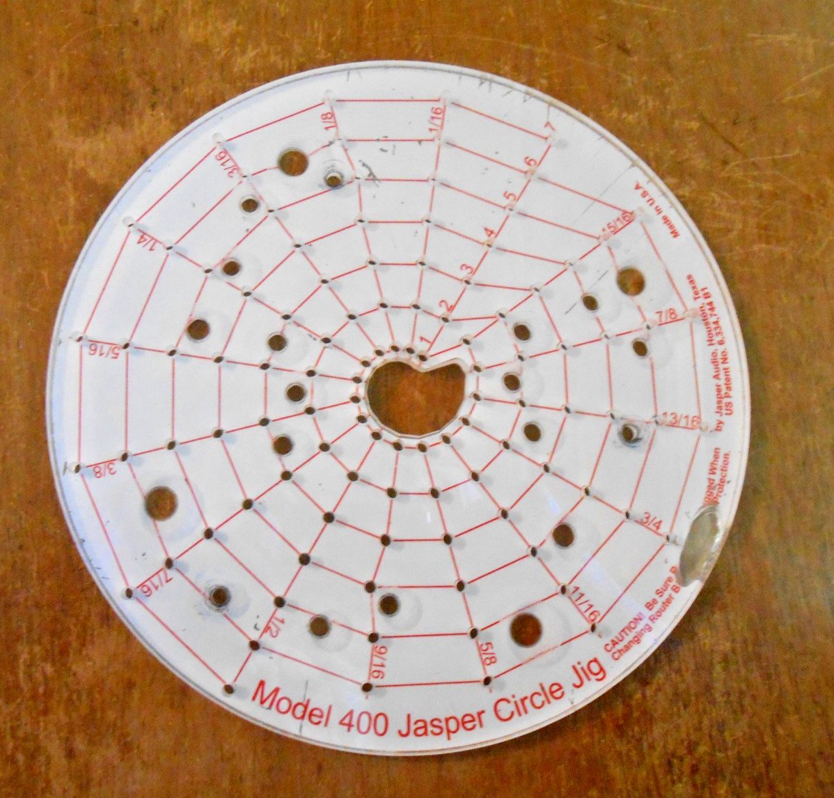 Jasper Circle Jig Model 400 for Routers