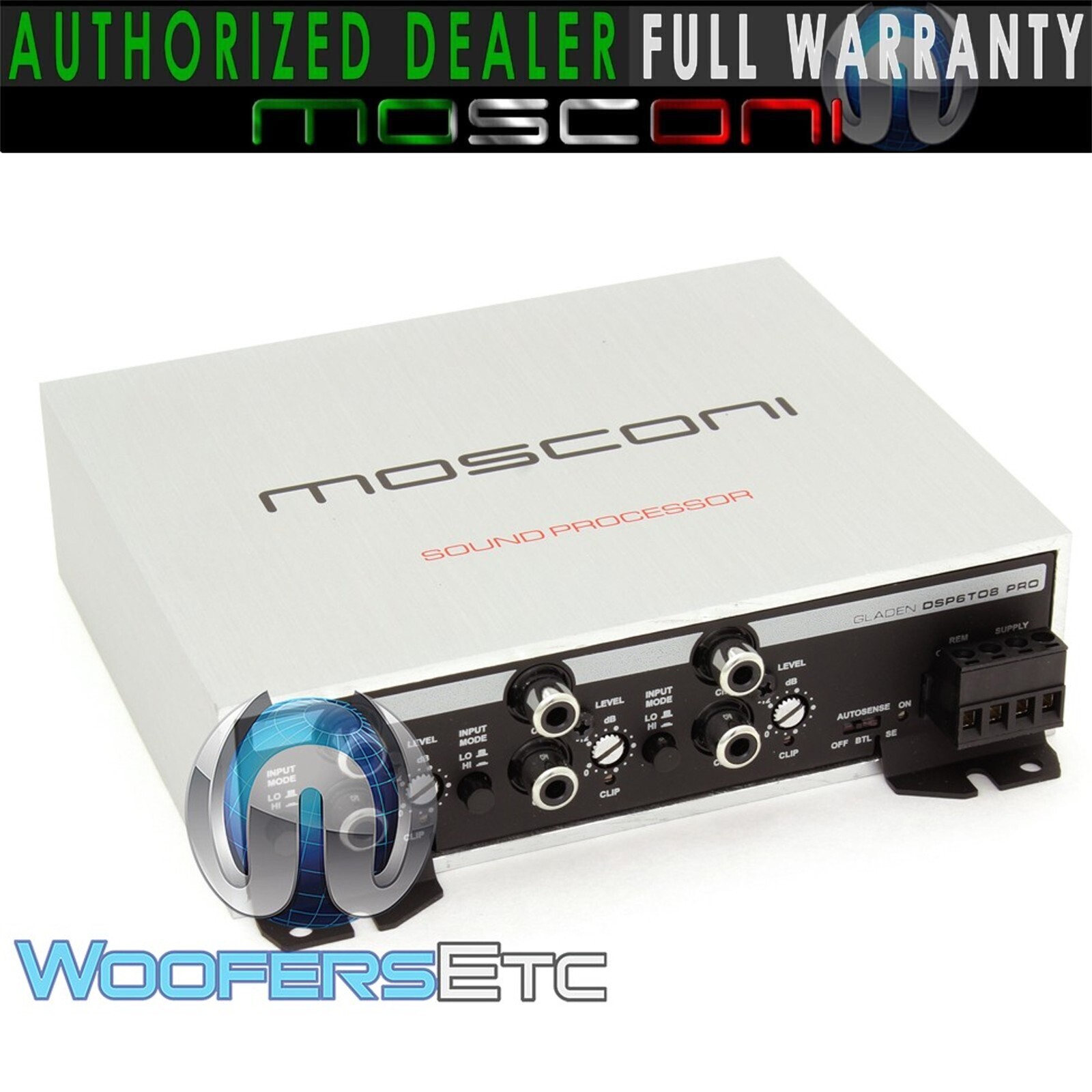 MOSCONI GLADEN DSP 6TO8 PRO 6-CH In / 8-CH OUT DIGITAL SIGNAL PROCESSOR NEW