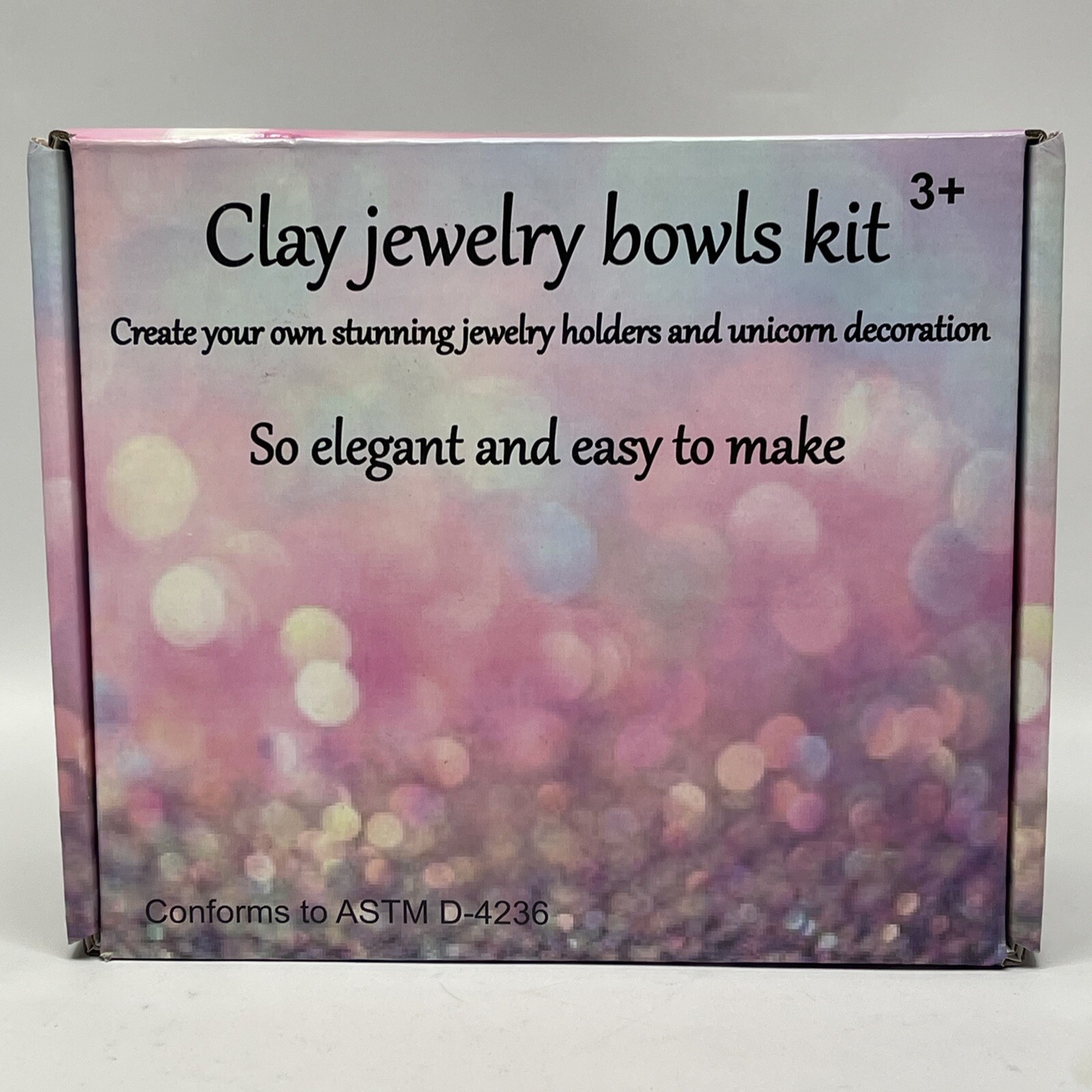 2Pepers DIY Clay Jewelry Dish Craft Kit Unicorn Decoration Art Tools Accessories