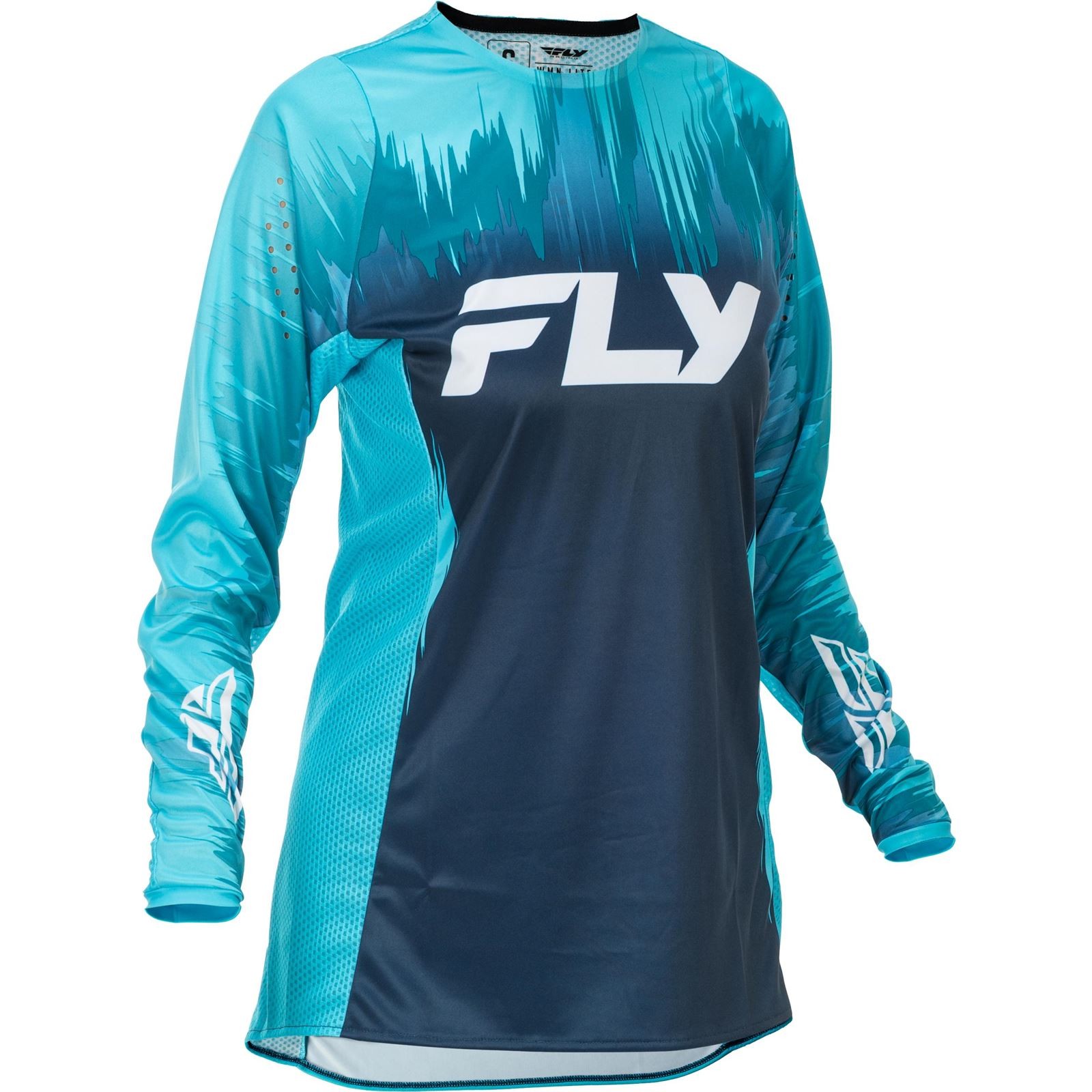 Fly Racing Women's Lite Jersey - Aqua/Navy/White - Medium 379-621M