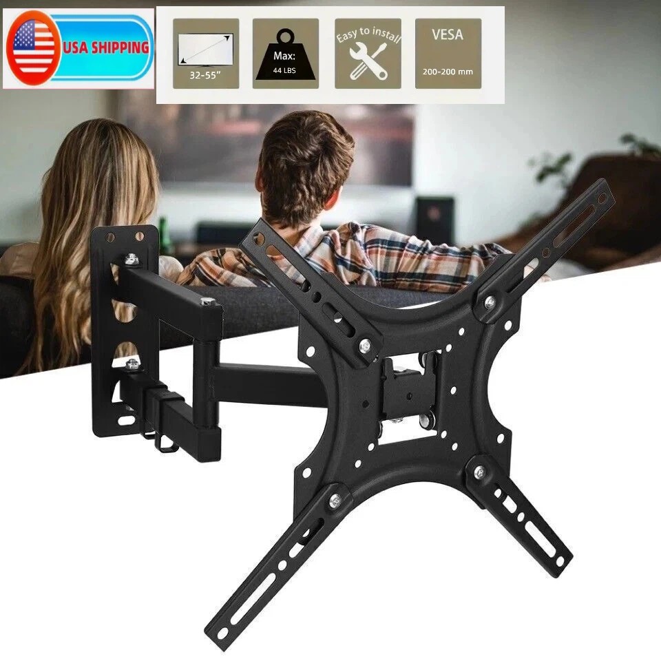 Universal TV Wall Mount Bracket Tilt for 32-55 inch Adjustable Bracket US STOCK