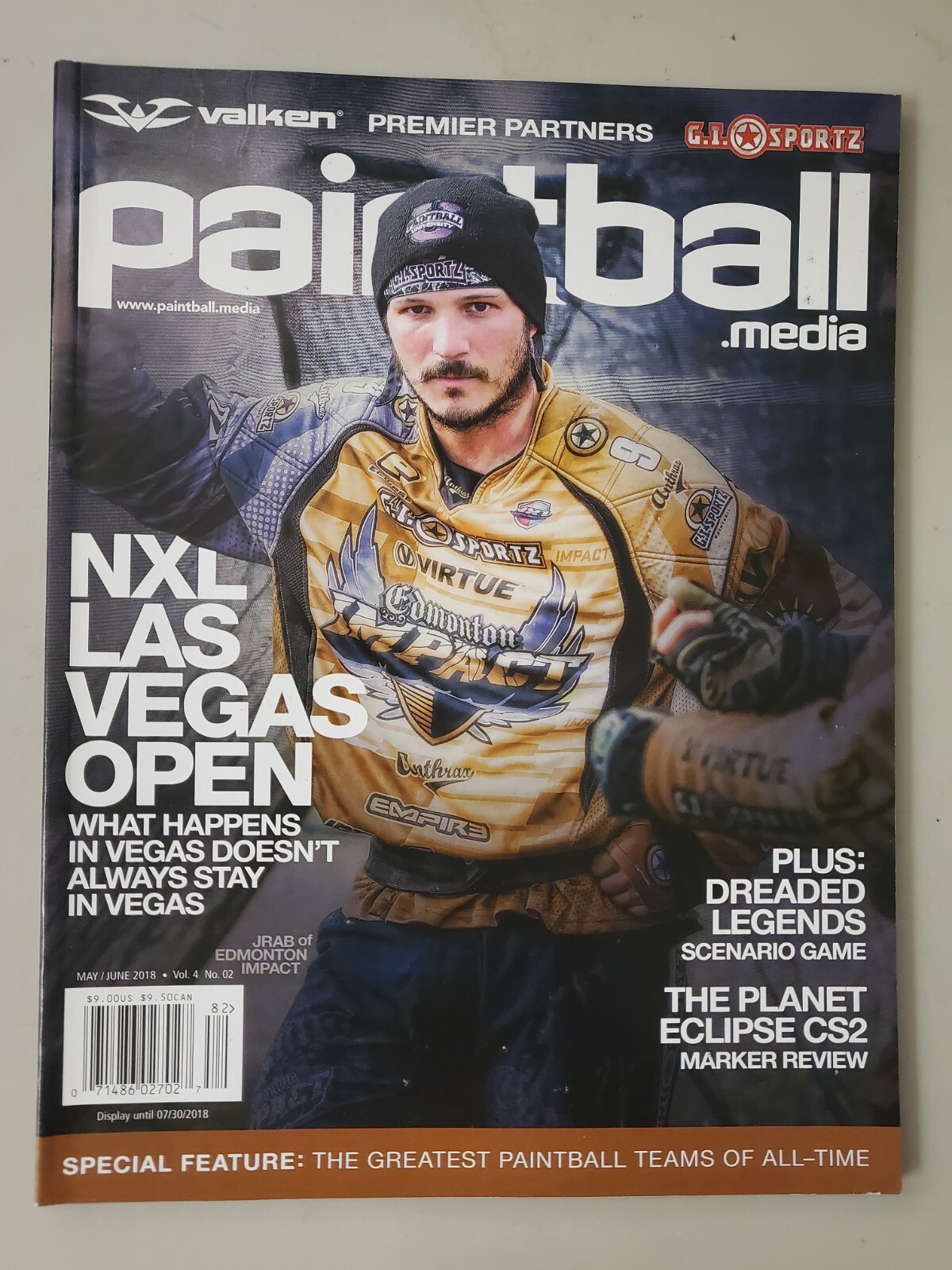 Paintball.Media Print Magazine May/June 2018 - J-Rab, NXL Las Vegas, 160 pages