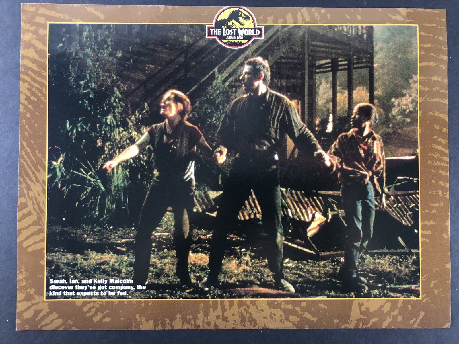 Sarah, Ian & Kelly Malcolm Have Company Jurassic Park The Lost World Poster 8x11