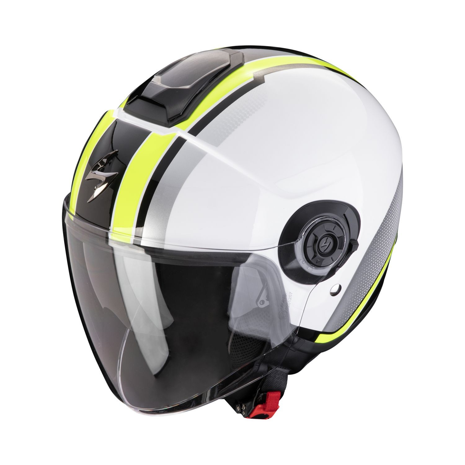 Scorpion open face helmet Exo-City II VEL white yellow size: XL ECE 22.06
