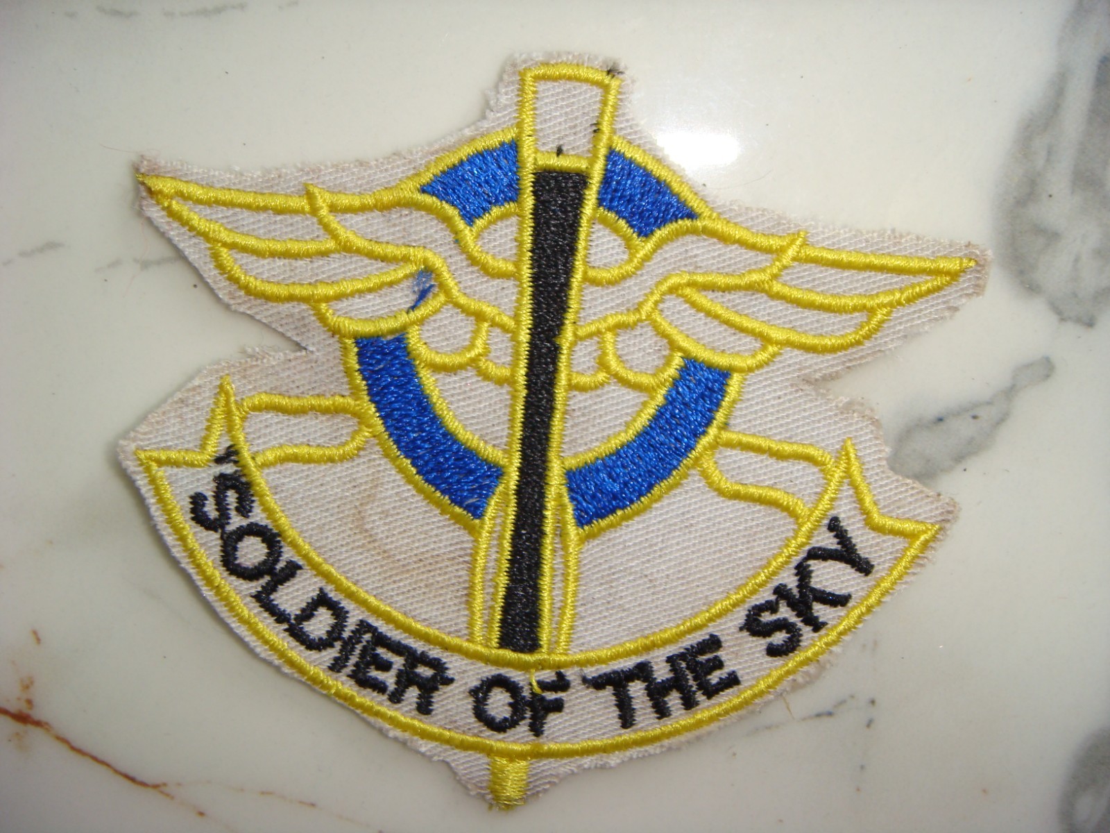 US 10th AVIATION BATTALION SOLDIER OF THE SKY, VIETNAM WAR PATCH