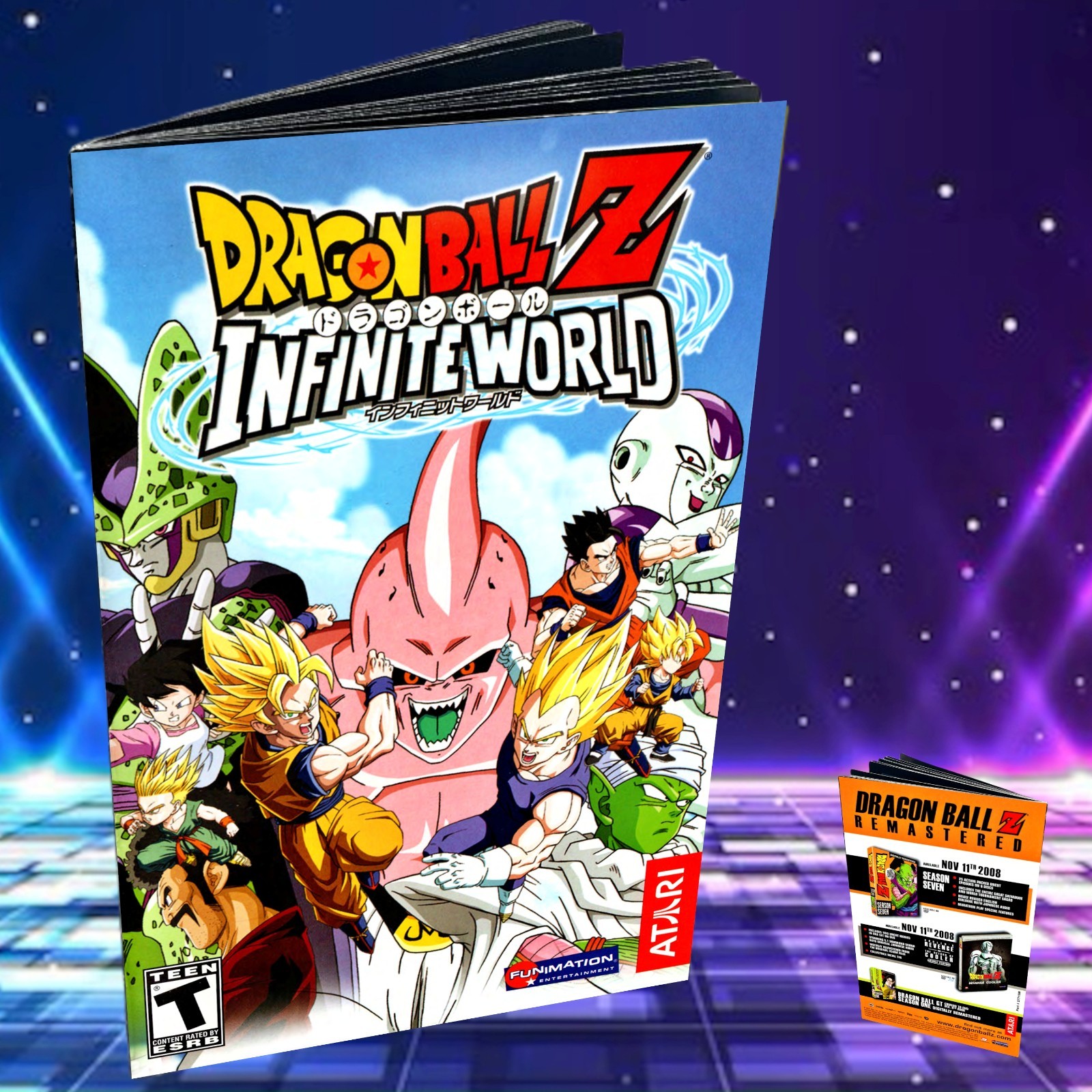 Replacement Manual for - Dragonball Z infinite world - PS2 Instruction Booklet