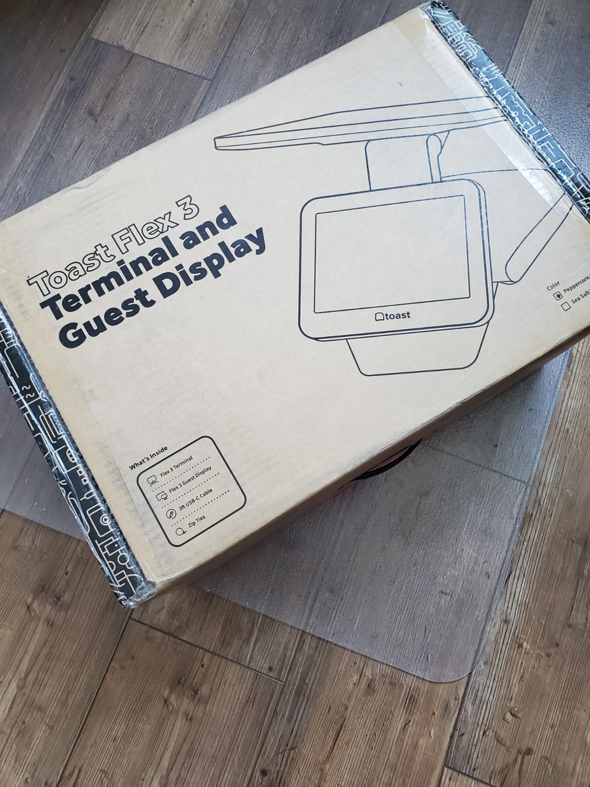 15" Toast Flex 3 POS Terminal & Guest Display Data Processing System -MPN: TT300