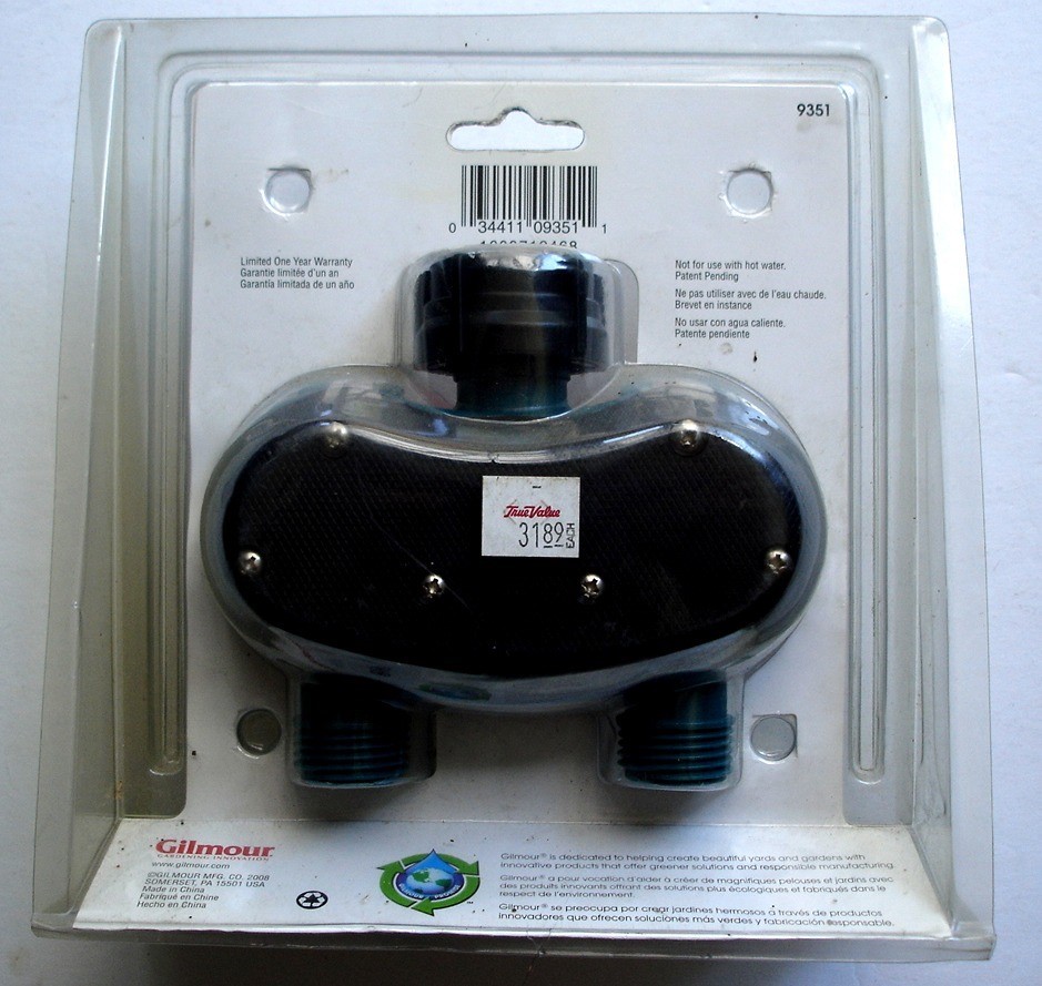 Gilmour Mechanical 2 Outlet Water Timer 9351