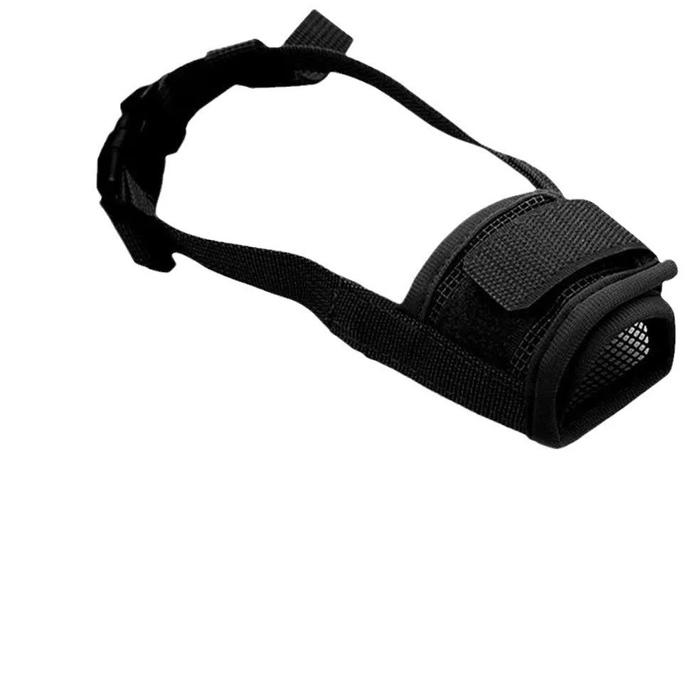 Dog Muzzle for Medium Large Dogs Soft Nylon Muzzle Adjustable Straps