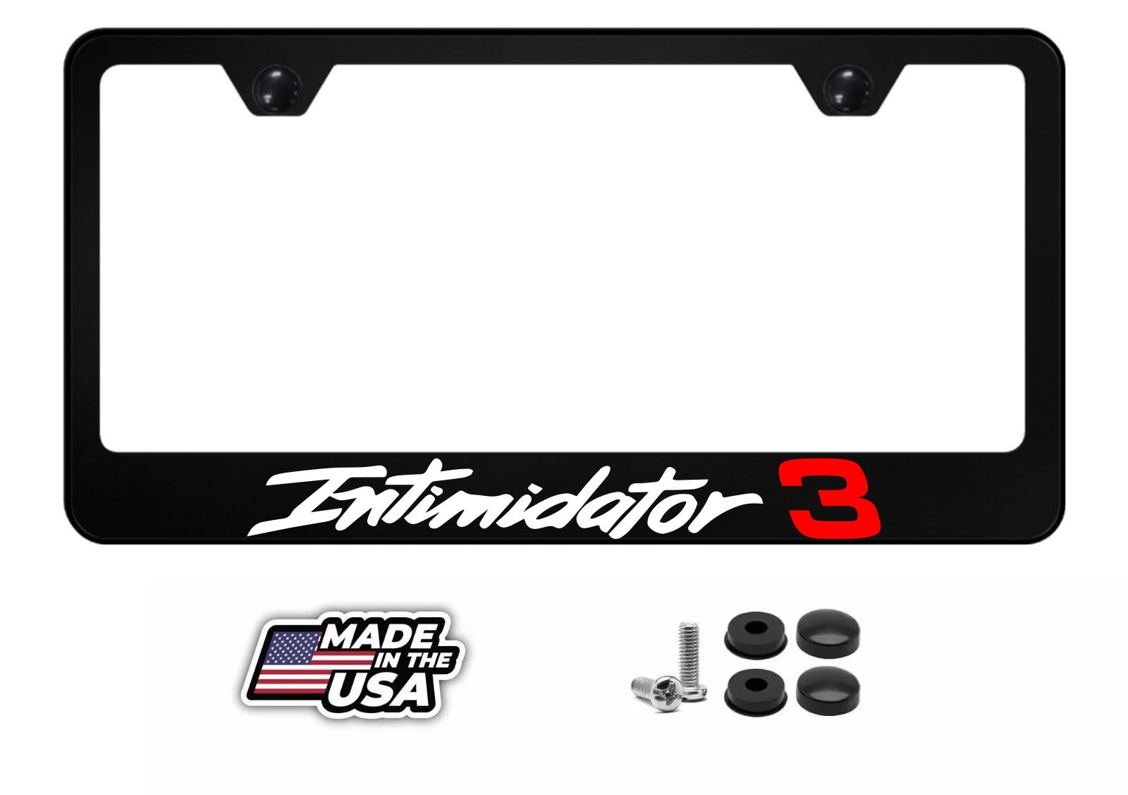 DALE EARNHARDT #3 Nascar Legend - License Plate New Car Tag Metal Black - USA