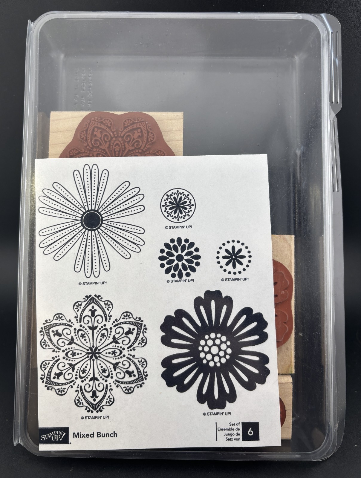 Stampin’ Up! Mixed Bunch 125535 Rubber Cling Stamp