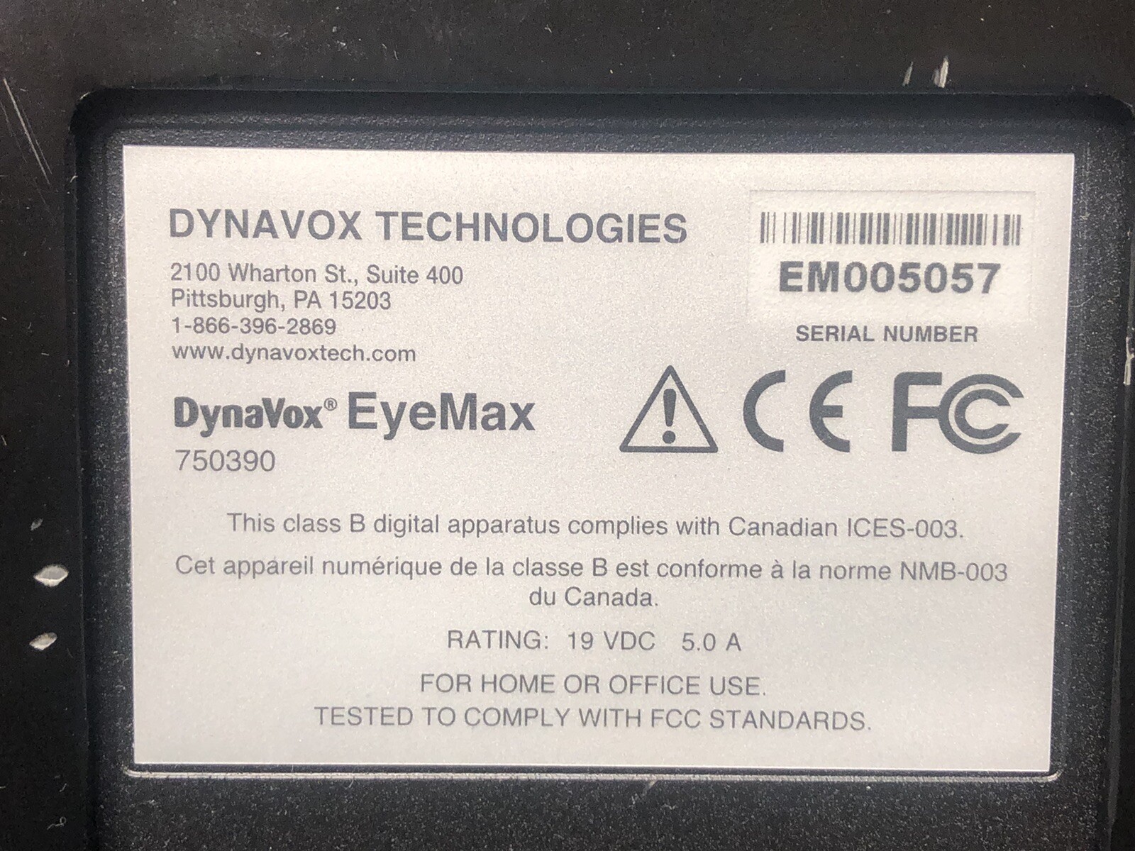 DYNAVOX VMAX+ EYEMAX WITH Chargers, CD. Nice!!