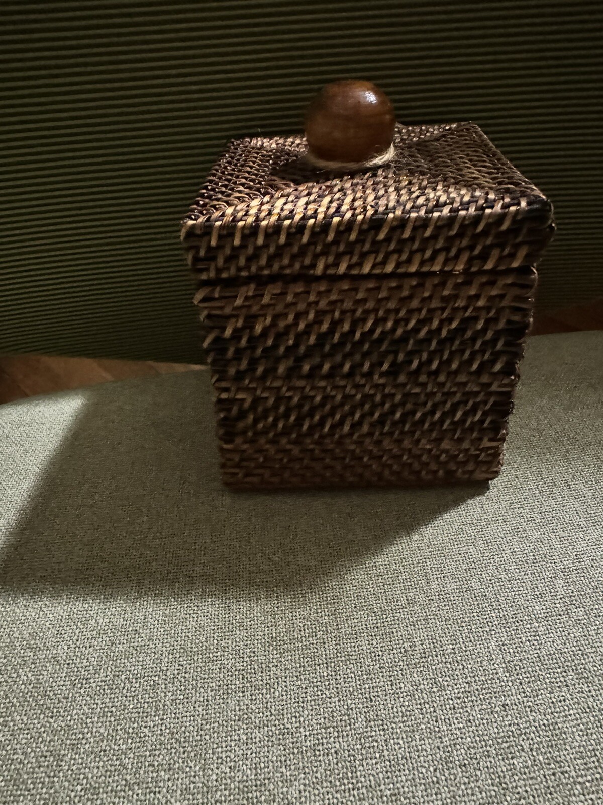 Calais Woven Lidded Box NWT