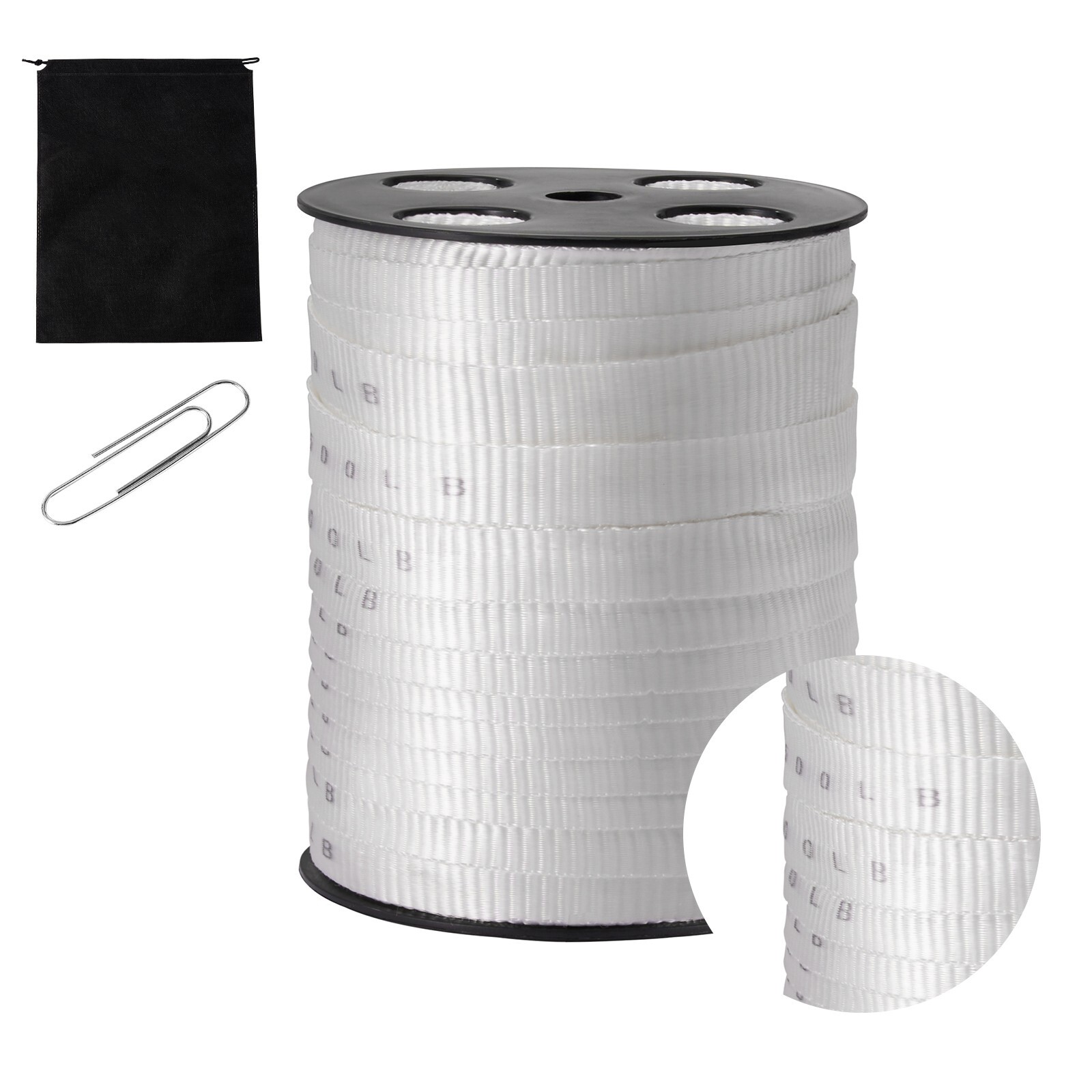 Polyester Pulling Tape Mule Tape 3/4" x 265' 2500 lbf Tensile Capacity