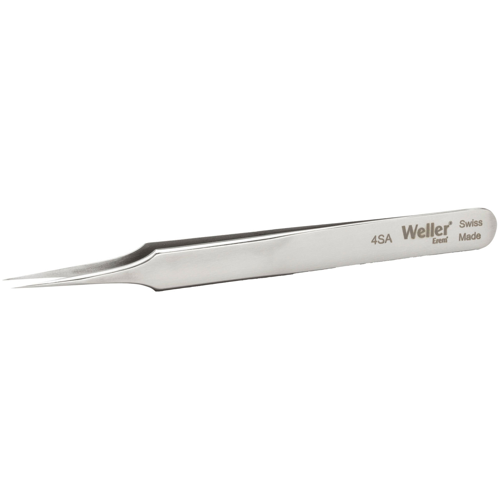 Weller Erem® 4SA Precision Tweezers, Tip, Extra-Fine, 110mm.