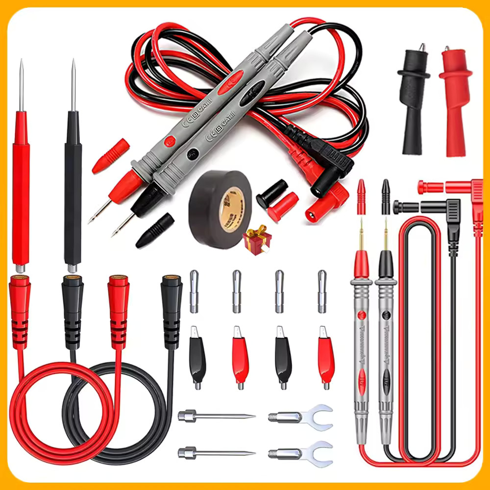 23-in-1 Multimeter Test Leads Kit Alligator Clips Probes Set