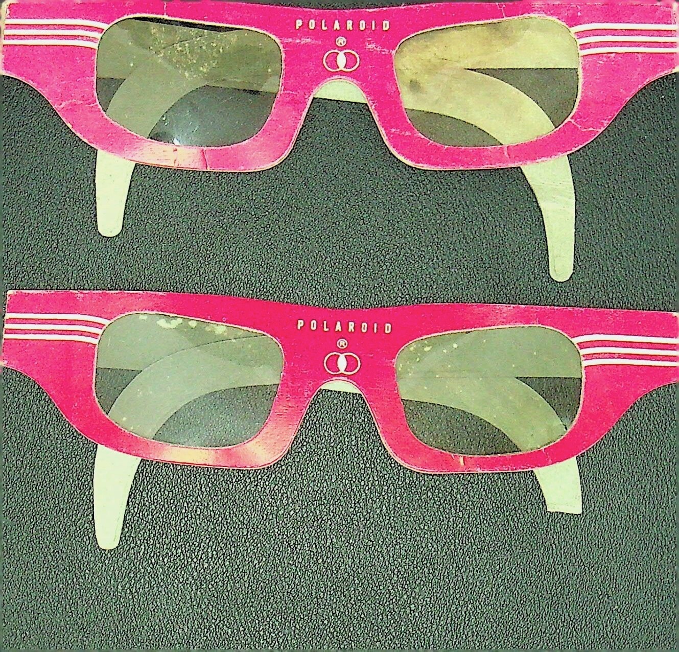 TWO POLAROID 3D GLASSES - E16-F