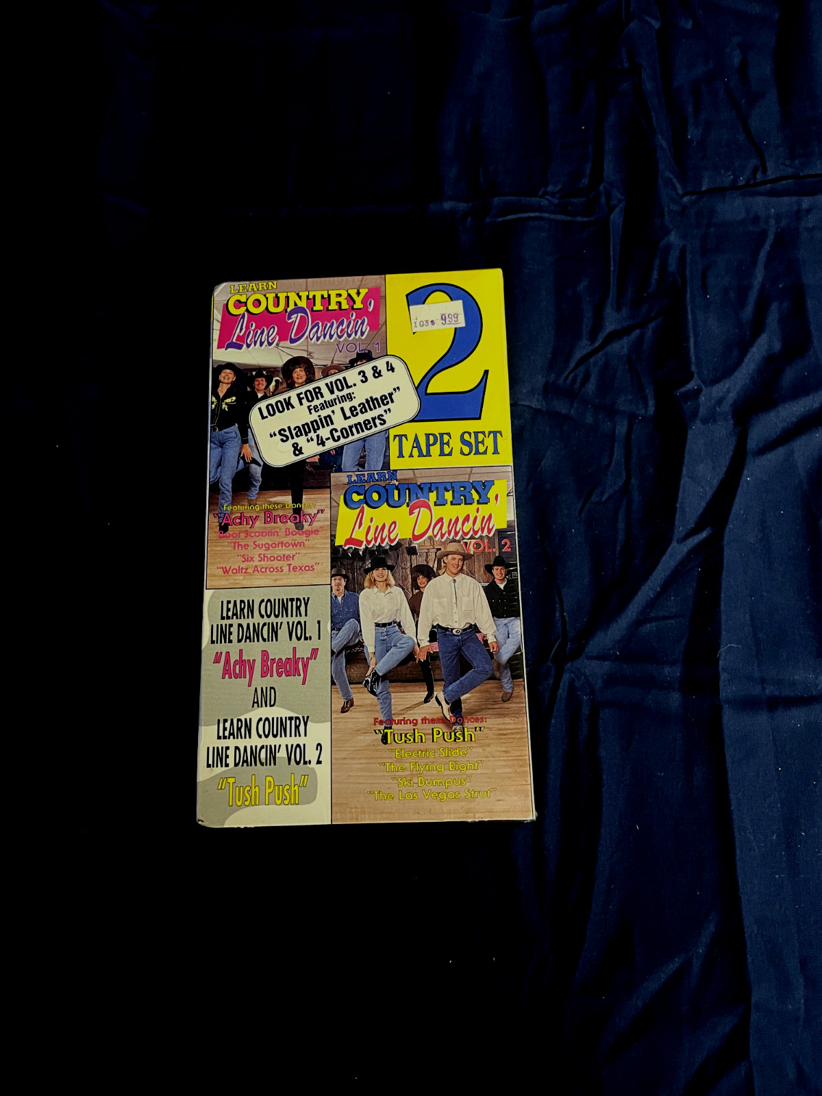Learn Country Line Dancin VHS Vol. 1 & 2 factory Sealed