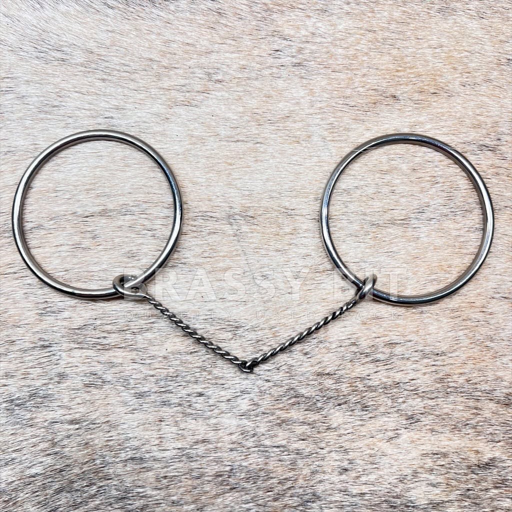 5" Thin Twisted Loose Ring Snaffle