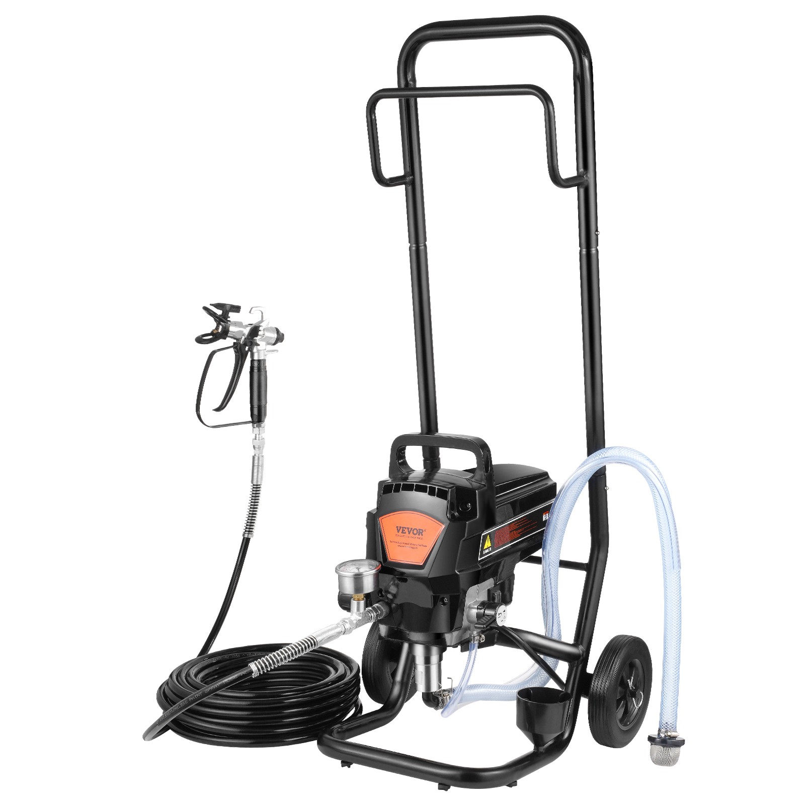 VEVOR Stand Airless Paint Sprayer 950W 3000PSI Electric Paint Sprayer With Cart