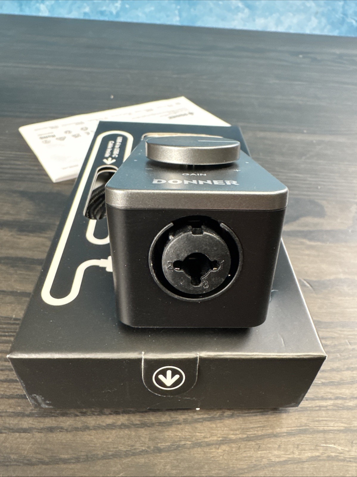 Donner Livejack M Grey USB C Charging Audio Interface New