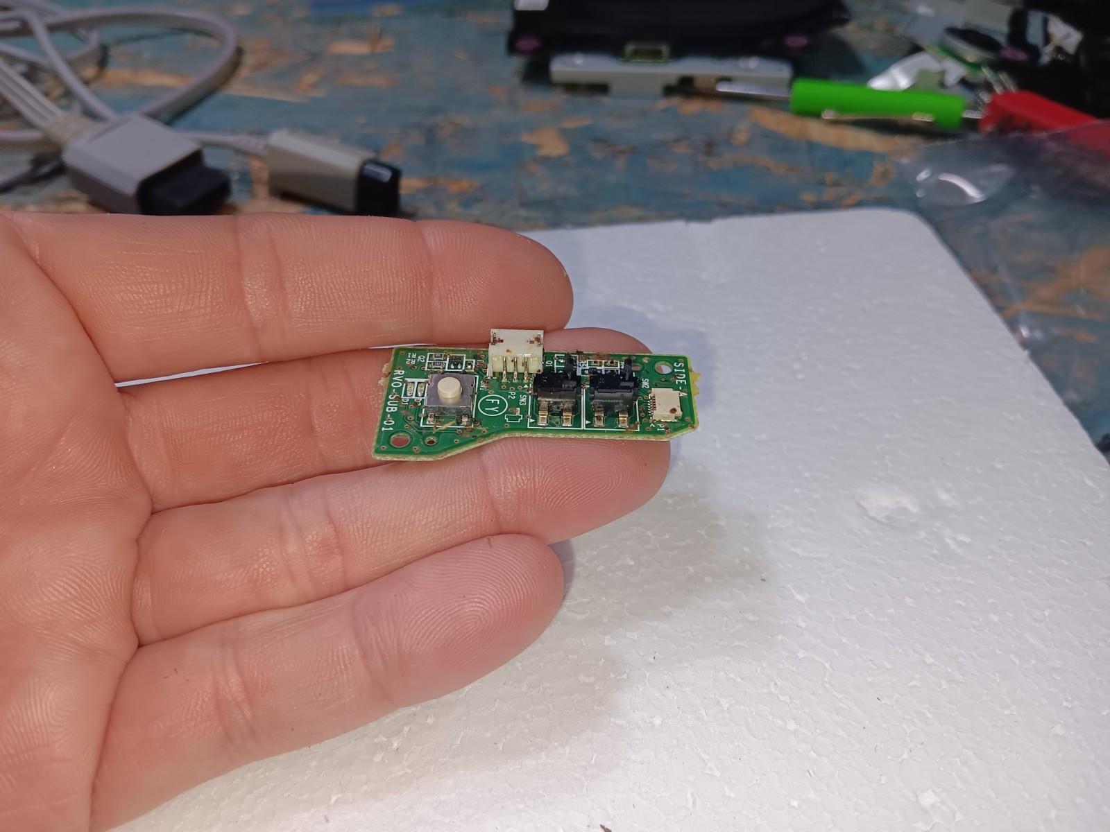 Nintendo Wii Mini RVL-201-BUTTON BOARD ONLY-Good-Tested-SEE ALL
