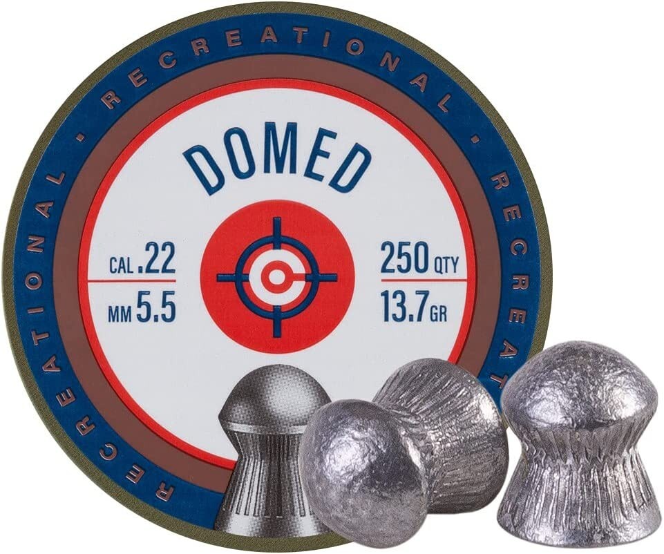Crosman LDE2 Essential .22-Caliber 13.7-Grain Domed Pellet (Tin of 250 Counts)