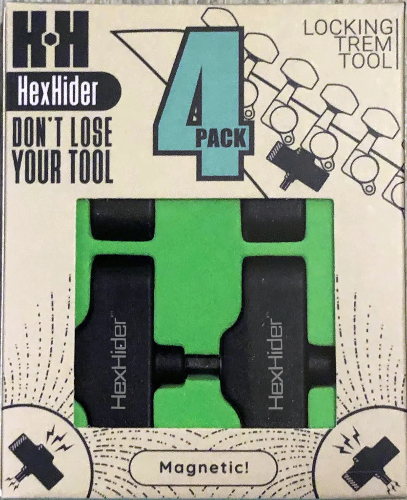 HexHider 3mm Magnetic Allen Wrench for Floyd Rose Tremolo Systems, 4-Pack