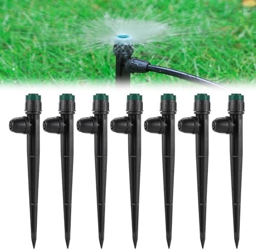 Anti-Drop Drip Irrigation Emitters Sprayers for 1/4" Tubing | With Lock Barbed A