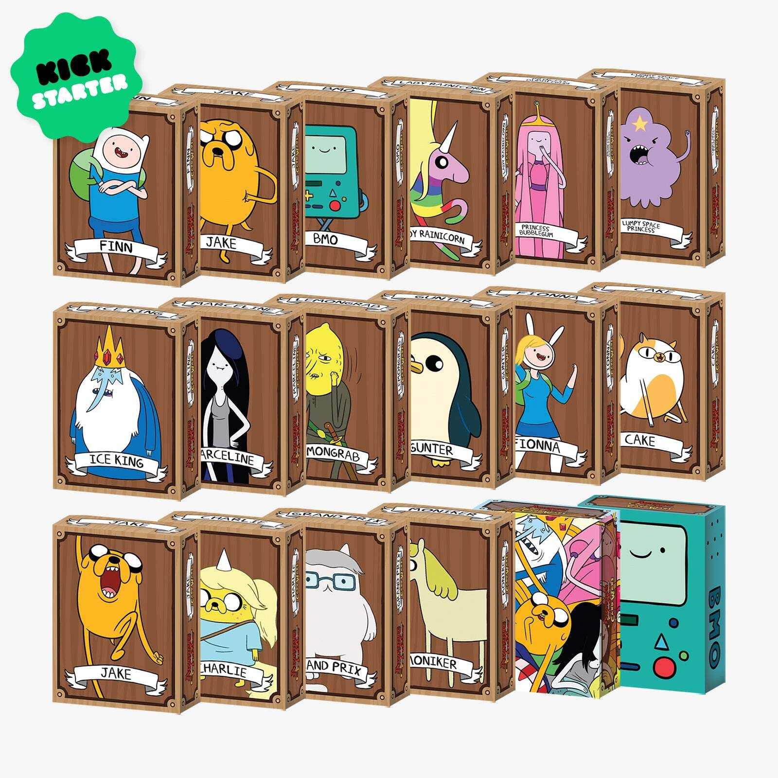 Adventure Time Card Wars: Tuck Boxes 2023 (Set of 18)