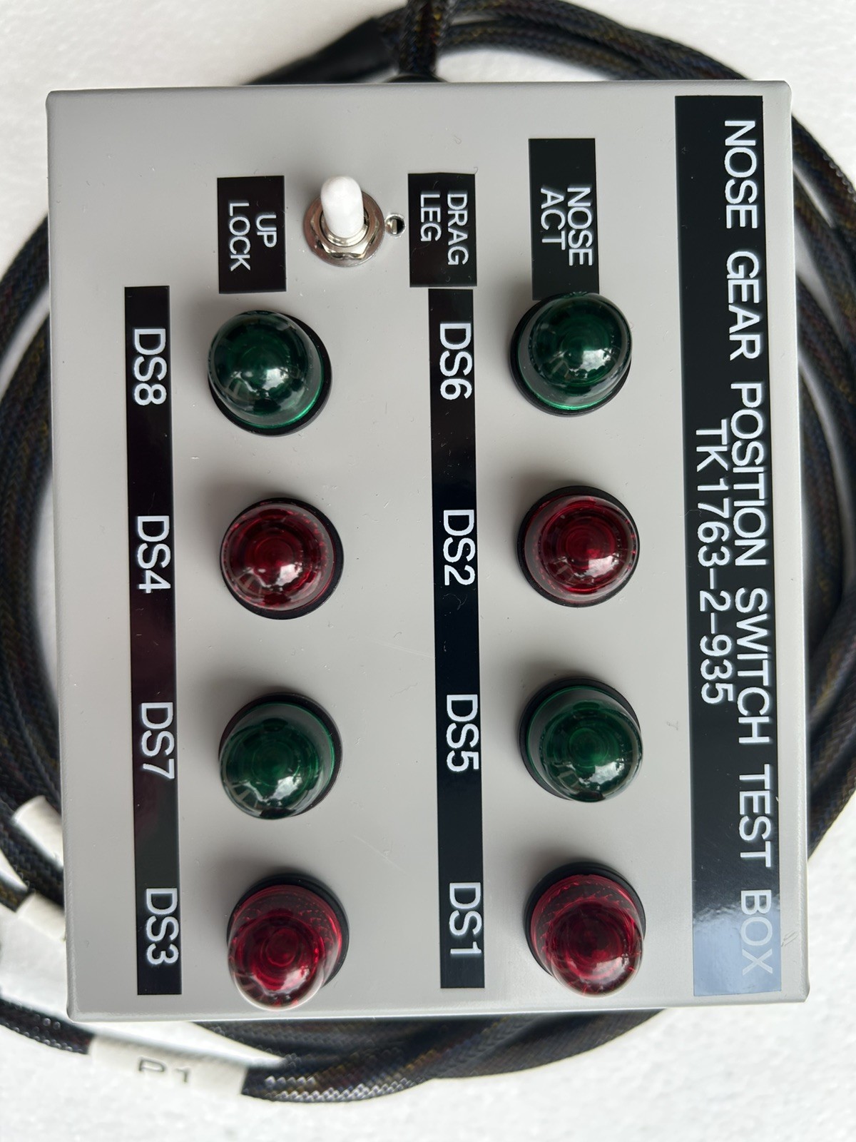 Nose Gear Position Switch Text Box TK1763-2-935