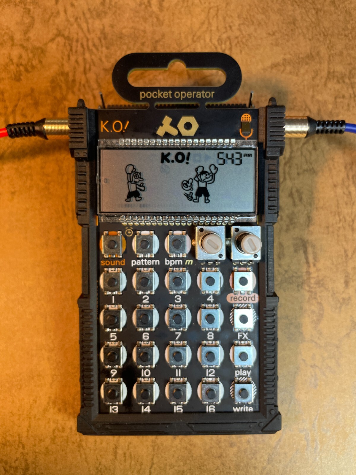 Pocket Operator Non-slip Slide Case-Sci-Fi | Back Cover | Teenage Engineering