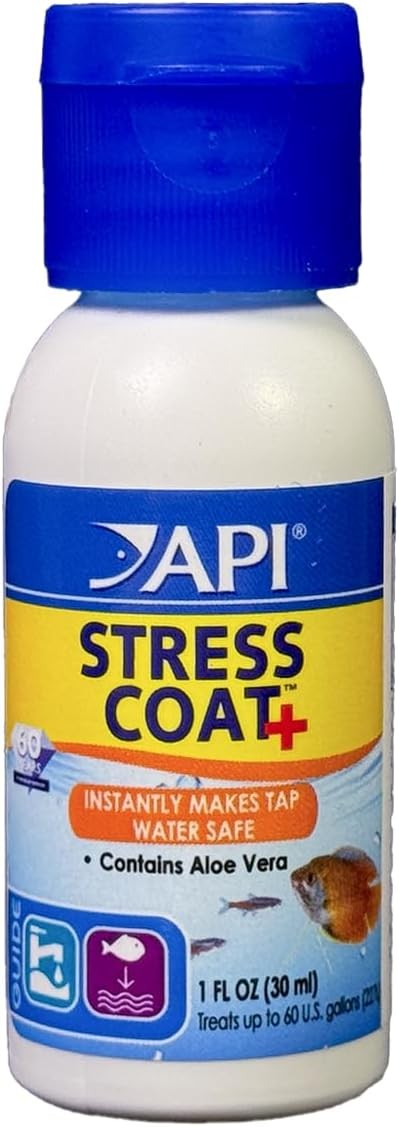 STRESS COAT Aquarium Water Conditioner 32-Ounce Bottle