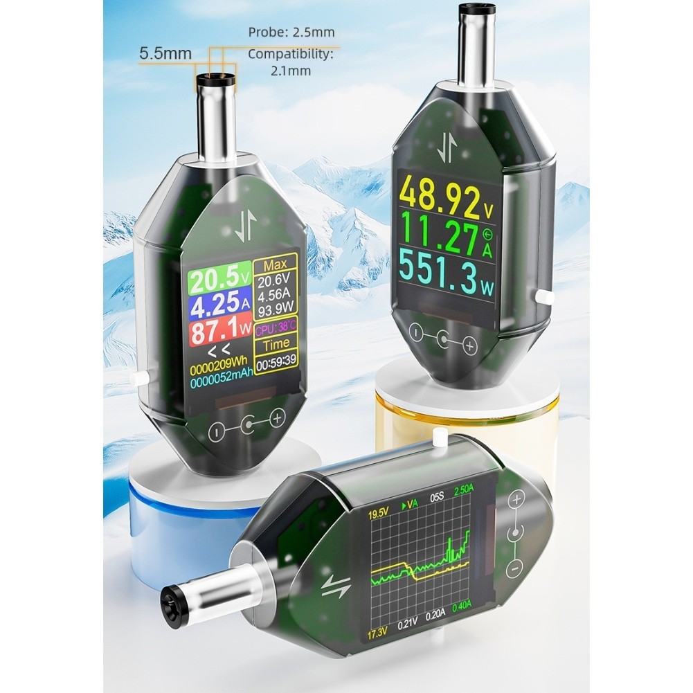 High Power 600W Voltage Current Tester DT550 Digital Power Capacity Meter