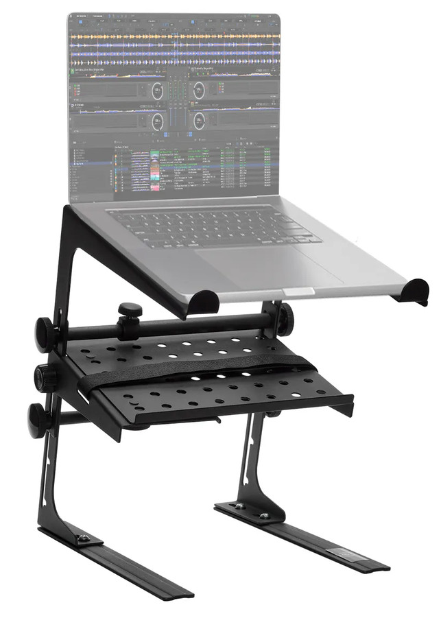 PRO Adjustable DJ Laptop Stand - Portable Universal Foldable STURDY Design - NEW