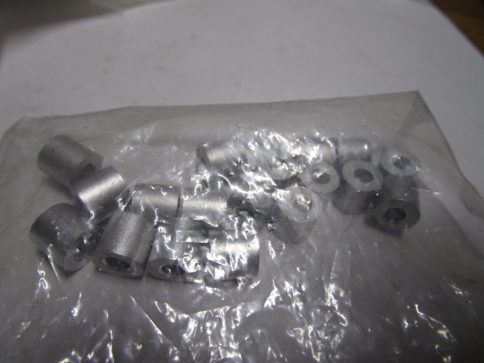 1/8" x 5/16" Aluminum Button Sleeve QTY 22