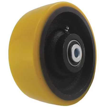 Caster Wheel, Polyurethane, 6 In., 2000 Lb.,  16V293