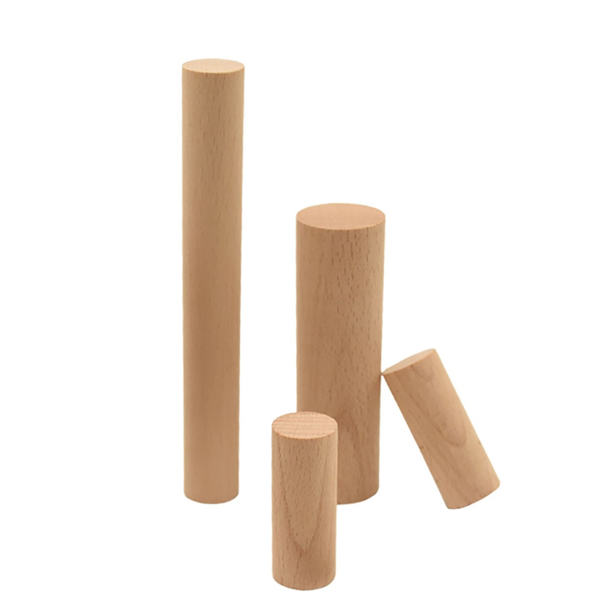 Solid Beech Wooden Dowels Φ3 - 60mm/Length 100mm 200mm 300mm DIY Craft Models
