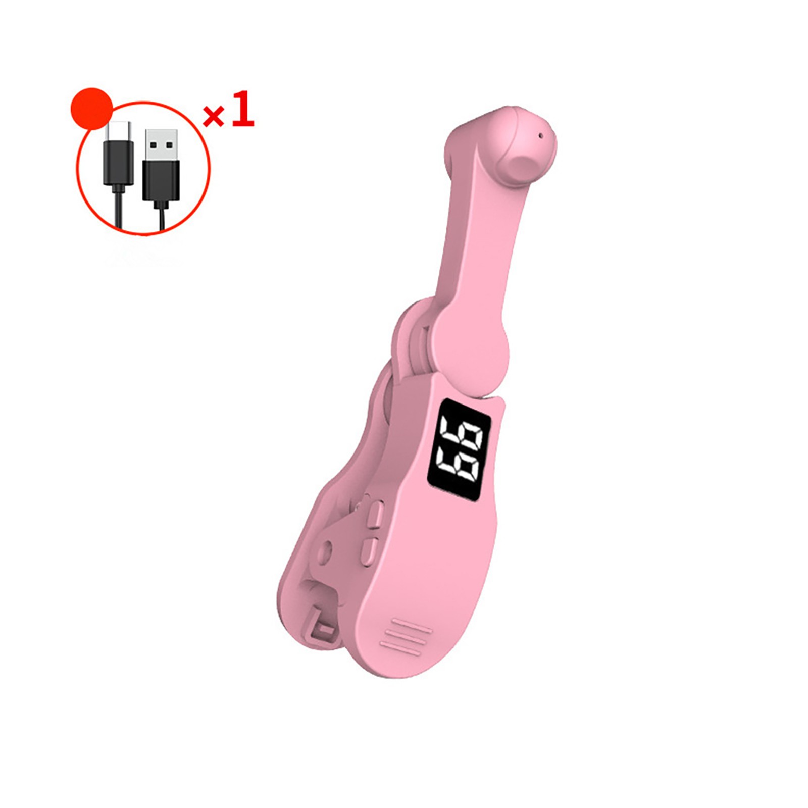 Pink Adjustable Smartphone Game Screen Touch Tapper Auto Clicker Tool