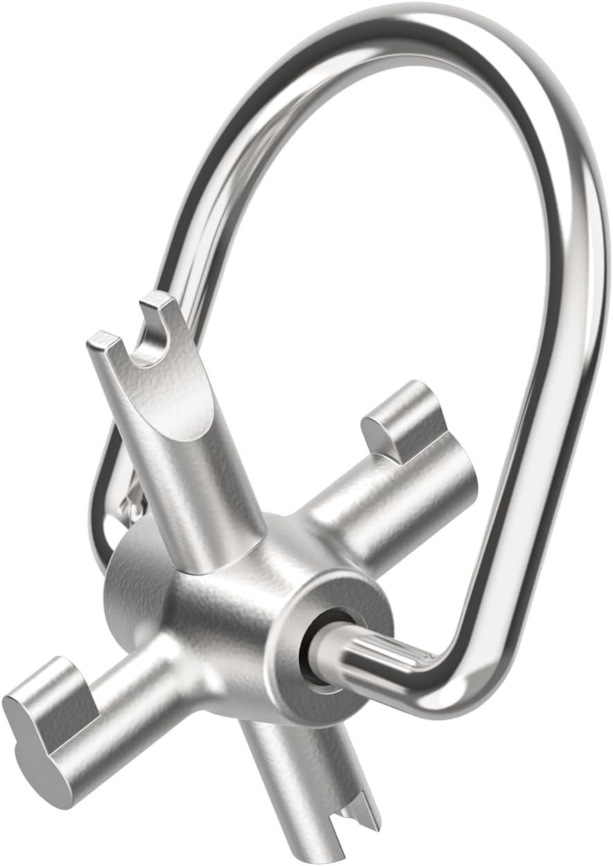 HVAC Locking Caps Key for 410A and R22 Refrigerant Safety Caps, for Installation