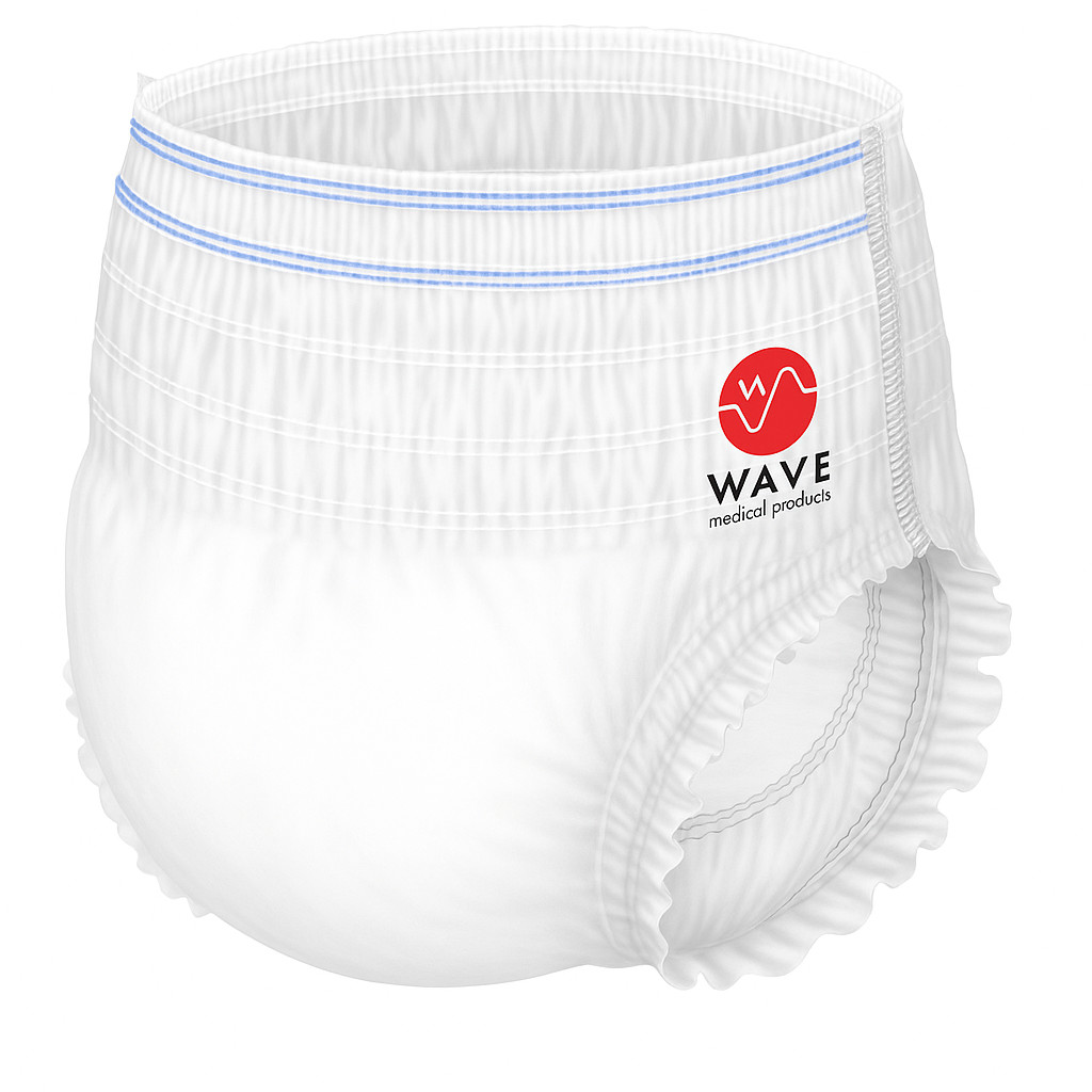 Wave Adult Disposable Pull Ups Underwear Diapers Heavy Absorbency 20 Count LG